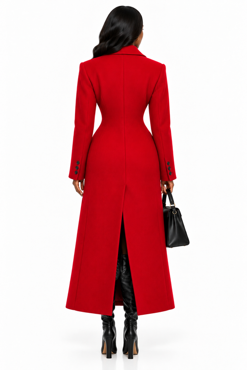 The Hayat Coat, Women’s Long Winter Wool Coat