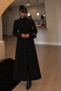 The Hayat Coat, Women’s Long Winter Wool Coat