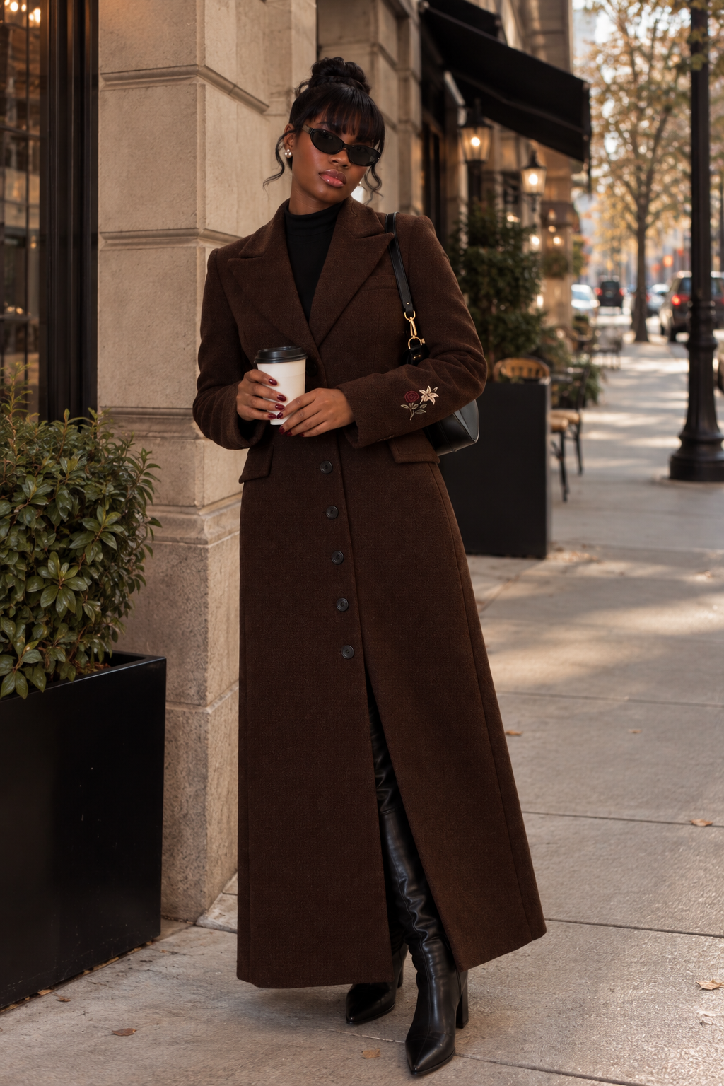 The Hayat Coat, Women’s Long Winter Wool Coat