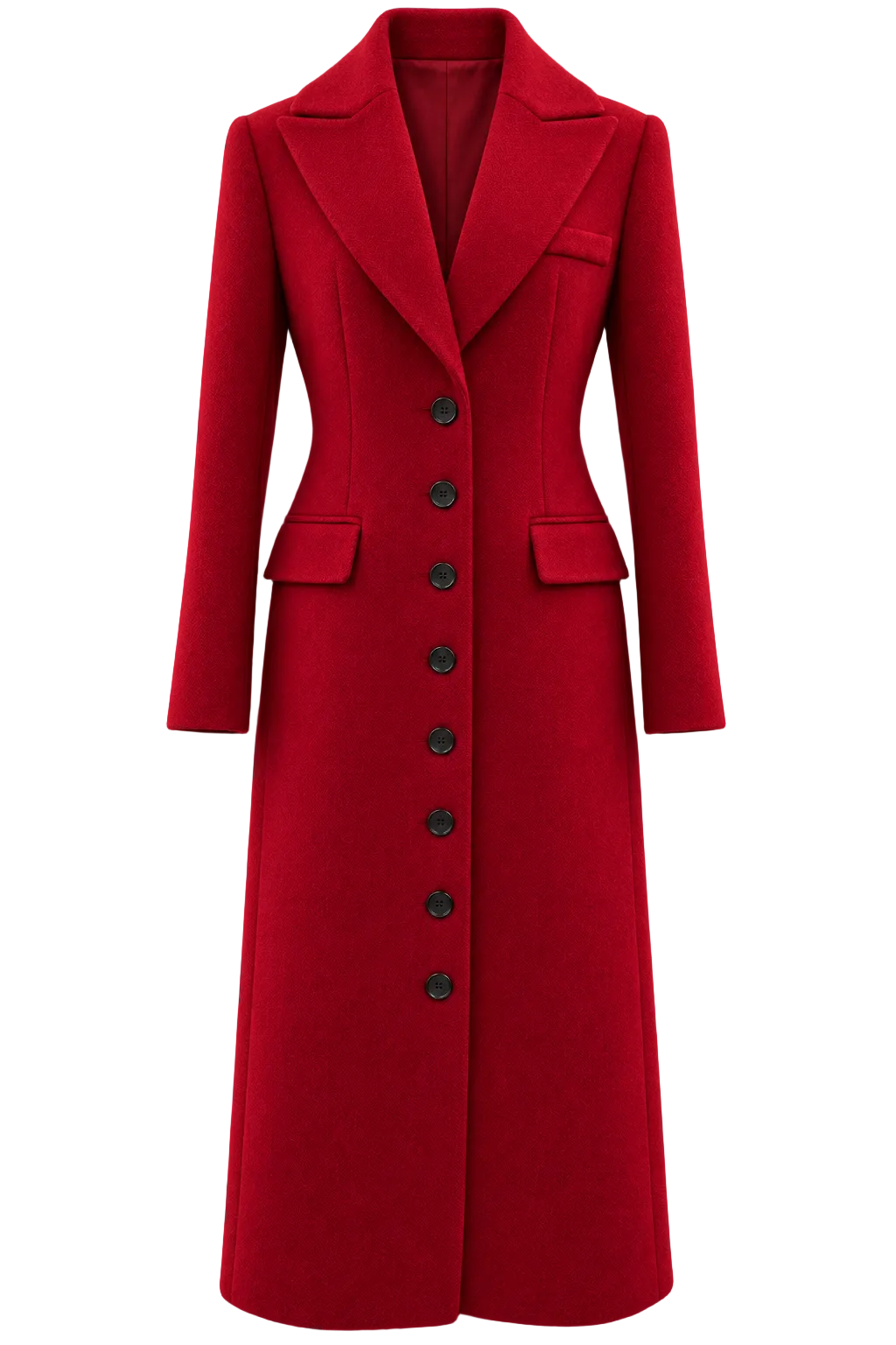 The Hayat Coat, Women’s Long Winter Wool Coat