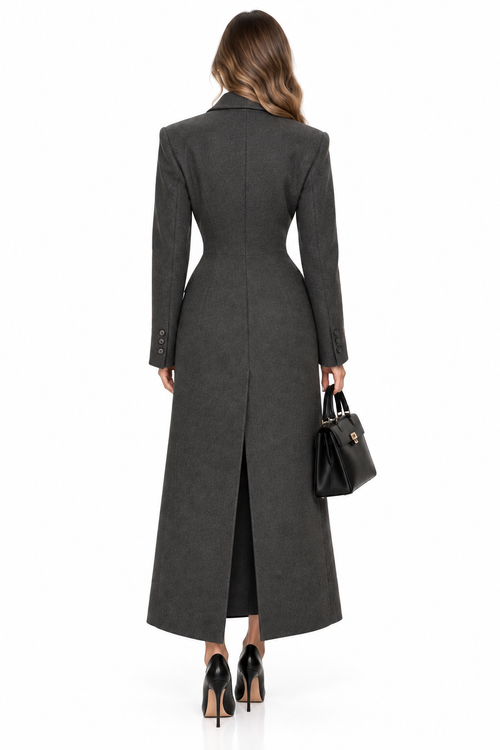 The Hayat Coat, Women’s Long Winter Wool Coat