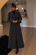 The Hayat Coat, Women’s Long Winter Wool Coat