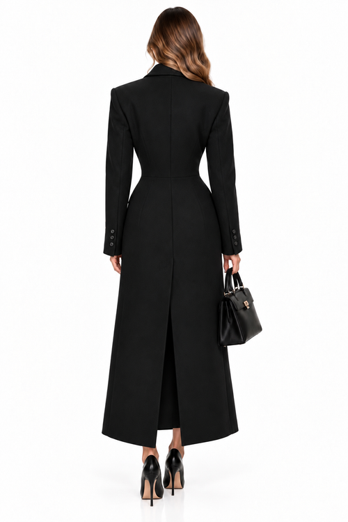 The Hayat Coat, Women’s Long Winter Wool Coat