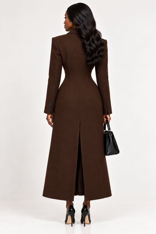 The Hayat Coat, Women’s Long Winter Wool Coat