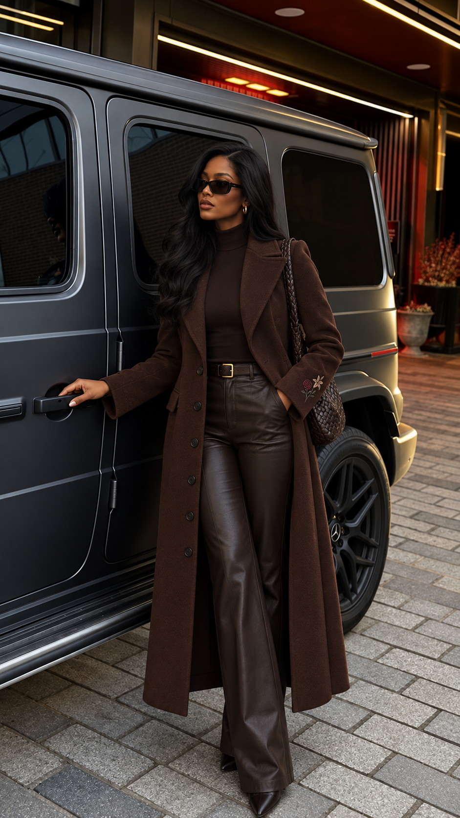 The Hayat Coat, Women’s Long Winter Wool Coat