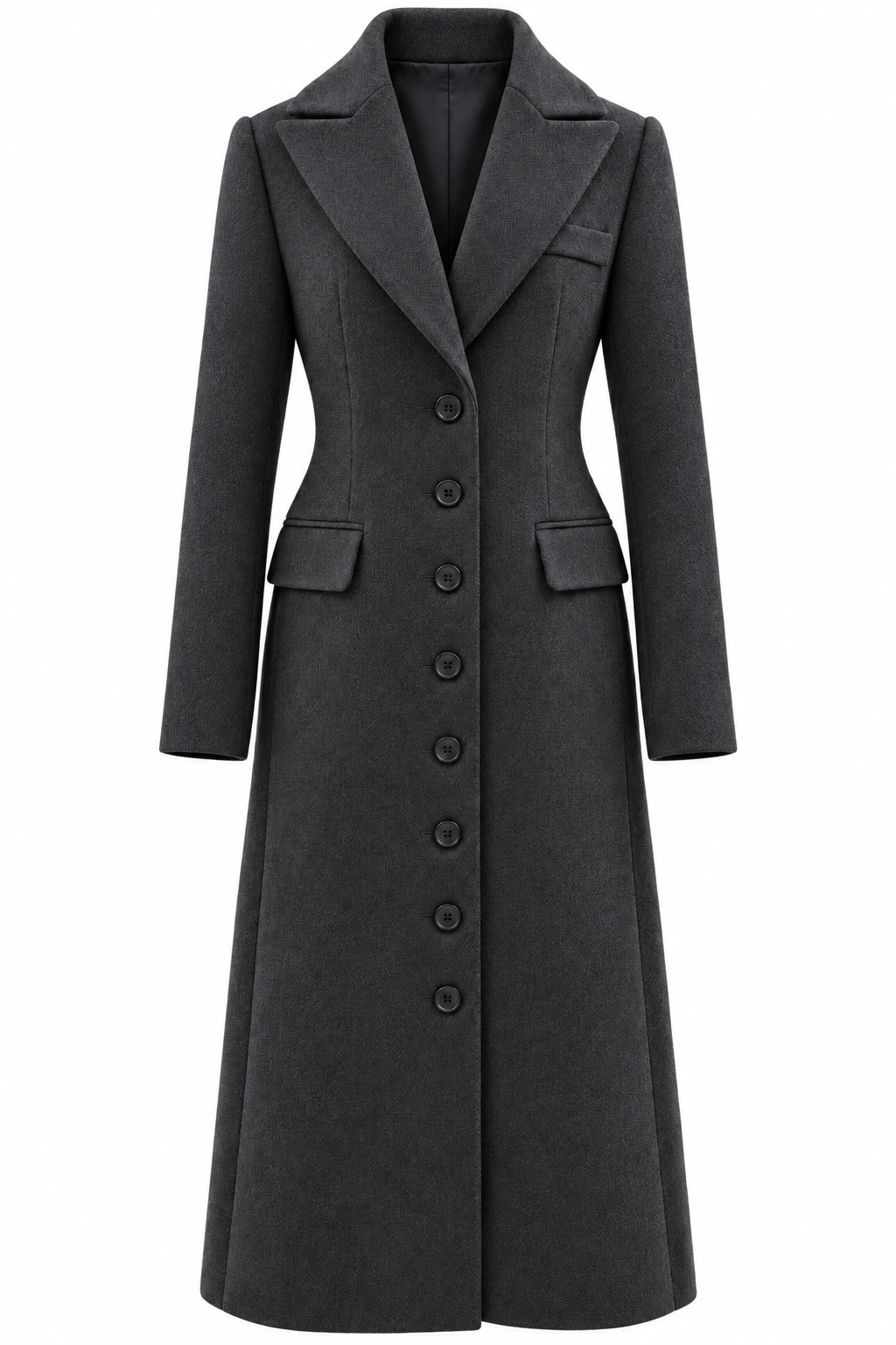 The Hayat Coat, Women’s Long Winter Wool Coat