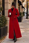 The Hayat Coat, Women’s Long Winter Wool Coat